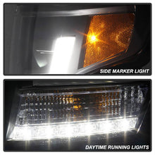 Load image into Gallery viewer, Spyder Chevy Tahoe / Suburban 2015 -2016 Projector Headlights - DRL LED - Black PRO-YD-CTA15-DRL-BK 5082541