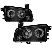 Load image into Gallery viewer, Spyder Dodge Charger 06-10 Projector Headlights Halogen- LED Halo LED Blk Smke PRO-YD-DCH05-LED-BSM 5078353