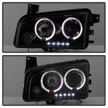 Load image into Gallery viewer, Spyder Dodge Charger 06-10 Projector Headlights Halogen- LED Halo LED Blk Smke PRO-YD-DCH05-LED-BSM 5078353