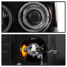 Load image into Gallery viewer, Spyder Dodge Dakota 05-07 Projector Headlights LED Halo Black High H1 Low H1 PRO-YD-DDAK05-BK 5009760