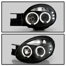 Load image into Gallery viewer, Spyder Dodge Neon 03-05 Projector Headlights LED Halo LED Black High H1 Low H1 PRO-YD-DN03-HL-BK 5009920