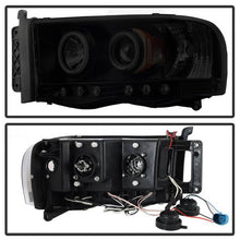 Load image into Gallery viewer, Spyder Dodge Ram 1500 02-05 03-05 Projector Headlights CCFL Halo LED Blk Smke PRO-YD-DR02-CCFL-BSM 5078797