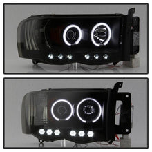 Load image into Gallery viewer, Spyder Dodge Ram 1500 02-05 03-05 Projector Headlights CCFL Halo LED Blk Smke PRO-YD-DR02-CCFL-BSM 5078797