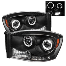 Load image into Gallery viewer, Spyder Dodge Ram 1500 06-08/Ram 2500 06-09 Projector Headlights LED Halo LED Blk PRO-YD-DR06-HL-BK 5010001