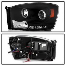 Load image into Gallery viewer, Spyder Dodge Ram 1500 06-08/Ram 2500 06-09 Projector Headlights LED Halo LED Blk PRO-YD-DR06-HL-BK 5010001