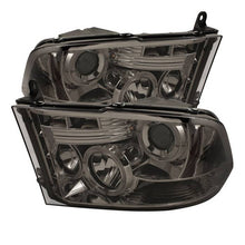 Load image into Gallery viewer, Spyder Dodge Ram 1500 09-14 10-14 Projector Headlights Halogen- LED Halo LED- Smke PRO-YD-DR09-HL-SM 5010056