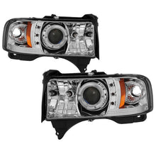 Load image into Gallery viewer, Spyder Dodge Ram 1500 94-01 94-02 Projector Headlights LED Halo LED Chrm PRO-YD-DR94-HL-AM-C 5010094
