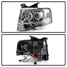 Load image into Gallery viewer, Spyder Ford Expedition 07-13 Projector Headlights Light Tube DRL Chrm PRO-YD-FE07-LTDRL-C 5079510