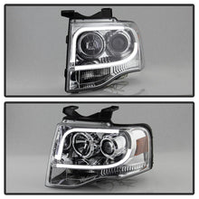 Load image into Gallery viewer, Spyder Ford Expedition 07-13 Projector Headlights Light Tube DRL Chrm PRO-YD-FE07-LTDRL-C 5079510