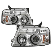 Load image into Gallery viewer, Spyder Ford F150 04-08 Projector Headlights Version 2 LED Halo LED Chrm PRO-YD-FF15004-HL-G2-C 5010216