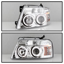 Load image into Gallery viewer, Spyder Ford F150 04-08 Projector Headlights Version 2 LED Halo LED Chrm PRO-YD-FF15004-HL-G2-C 5010216