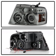 Load image into Gallery viewer, Spyder Ford F150 04-08 Projector Headlights Version 2 LED Halo LED Smke PRO-YD-FF15004-HL-G2-SM 5010223