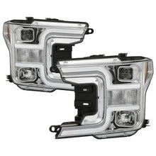 Load image into Gallery viewer, Spyder Signature Ford F150 18-19 (Halogen Model) Projector Headlights - Chrome (PRO-YD-FF15018-LB-C) 5086617