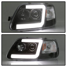 Load image into Gallery viewer, Spyder 97-03 Ford F-150 (After 6/1997) Light Bar Projector Headlights - Blk (PRO-YD-FF15097V2-LB-BK) 5084538