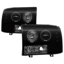 Load image into Gallery viewer, Spyder Ford F250 Super Duty 99-04 Projector Version 2 LED Halo LED Blk Smke PRO-YD-FF25099-1P-G2-BSM 5078452