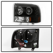 Load image into Gallery viewer, Spyder Ford F250 Super Duty 99-04 Projector Version 2 LED Halo LED Blk Smke PRO-YD-FF25099-1P-G2-BSM 5078452