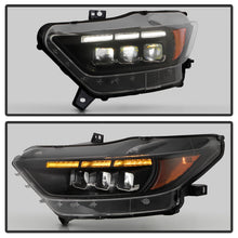 Load image into Gallery viewer, SPYDER 15-17 Ford Mustang LED Headlights - Black (PRO-YD-FM15AP-GRSB-SET-BK) 5089335