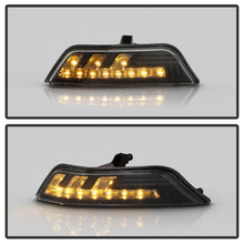 Load image into Gallery viewer, SPYDER 15-17 Ford Mustang LED Headlights - Black (PRO-YD-FM15AP-GRSB-SET-BK) 5089335