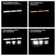 Load image into Gallery viewer, SPYDER 15-17 Ford Mustang LED Headlights - Black (PRO-YD-FM15AP-GRSB-SET-BK) 5089335