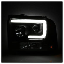Load image into Gallery viewer, Spyder Ford F250/350/450 05-07 Projector Headlights - Light Bar DRL LED - Black PRO-YD-FS05V2-LB-BK 5084507