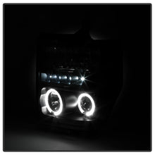 Load image into Gallery viewer, Spyder Ford F250/350 08-10 Projector Headlights LED Halo LED Blk Smke PRO-YD-FS08-HL-BSM 5078490