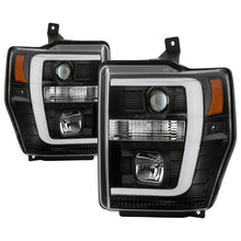 Load image into Gallery viewer, Spyder Ford F-250/350/450 08-10 V2 High-Power LED Headlights-Switch Back-Black PRO-YD-FS08PL-SBLB-BK 5087751
