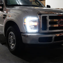 Load image into Gallery viewer, Spyder Ford F-250/350/450 08-10 V2 High-Power LED Headlights-Switch Back-Black PRO-YD-FS08PL-SBLB-BK 5087751