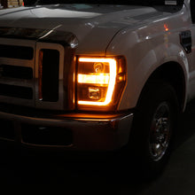 Load image into Gallery viewer, Spyder Ford F-250/350/450 08-10 V2 High-Power LED Headlights-Switch Back-Black PRO-YD-FS08PL-SBLB-BK 5087751