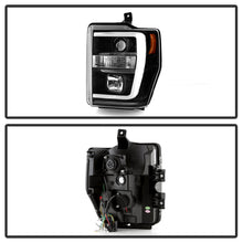 Load image into Gallery viewer, Spyder Ford F-250/350/450 08-10 V2 High-Power LED Headlights-Switch Back-Black PRO-YD-FS08PL-SBLB-BK 5087751