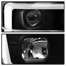 Load image into Gallery viewer, Spyder 08-10 Ford F-250 Projector Headlights V2 - Light Bar DRL LED - Black PRO-YD-FS08V2-LB-BK 5084477