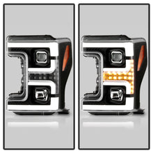 Load image into Gallery viewer, Spyder Ford F-250/F-350/F450 Super Duty 17-18 Projector Headlights Black PRO-YD-FS17-SBSEQ-BK 5086280
