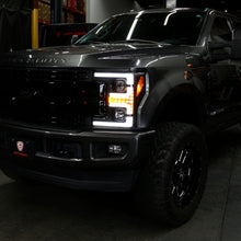 Load image into Gallery viewer, Spyder Ford F-250/F-350/F450 Super Duty 17-18 Projector Headlights Black PRO-YD-FS17-SBSEQ-BK 5086280