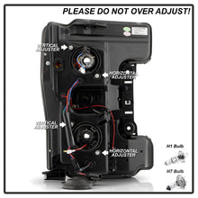 Load image into Gallery viewer, Spyder Ford F-250/F-350/F450 Super Duty 17-18 Projector Headlights Black PRO-YD-FS17-SBSEQ-BK 5086280