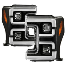 Load image into Gallery viewer, Spyder 17-18 Ford F250/F350/F450 Halogen Model Only -White Light Bar- Black- PRO-YD-FS17HALSI-BK 5087850