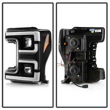 Load image into Gallery viewer, Spyder 17-18 Ford F250/F350/F450 Halogen Model Only -White Light Bar- Black- PRO-YD-FS17HALSI-BK 5087850