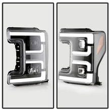 Load image into Gallery viewer, Spyder 17-18 Ford F250/F350/F450 Halogen Model Only -White Light Bar- Black- PRO-YD-FS17HALSI-BK 5087850