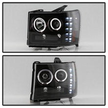 Load image into Gallery viewer, Spyder GMC Sierra 1500/GMC Sierra Denali 08-13 Projector LED Halo- LED All Blk PRO-YD-GS07-HL-BKV2 5086020