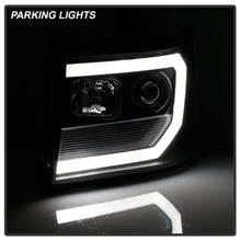 Load image into Gallery viewer, Spyder 07-13 GMC Sierra 1500-3500 Ver 2 Proj Headlights - DRL LED - All Blk PRO-YD-GS07V2-LBDRL-BKV2 5086037