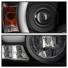 Load image into Gallery viewer, Spyder GMC Sierra 14-16 Projector Headlights Light Bar DRL Black PRO-YD-GS14-LBDRL-BK 5080523