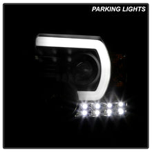 Load image into Gallery viewer, Spyder GMC Sierra 14-16 Projector Headlights Light Bar DRL Blk PRO-YD-GS14V2-LBDRL-BK 5080851