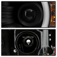 Load image into Gallery viewer, Spyder GMC Sierra 14-16 Projector Headlights Light Bar DRL Blk PRO-YD-GS14V2-LBDRL-BK 5080851
