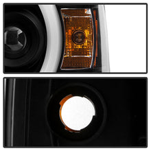 Load image into Gallery viewer, Spyder GMC Sierra 14-16 Projector Headlights Light Bar DRL Blk PRO-YD-GS14V2-LBDRL-BK 5080851