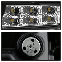 Load image into Gallery viewer, Spyder GMC Sierra 14-16 Projector Headlights Light Bar DRL Blk PRO-YD-GS14V2-LBDRL-BK 5080851