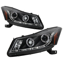 Load image into Gallery viewer, Spyder Honda Accord 08-12 4Dr Projector Headlights- LED Halo DRL Blk PRO-YD-HA08-4D-HL-BK 5010667