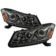 Load image into Gallery viewer, Spyder Honda Accord 08-12 4Dr Projector Headlights- LED Halo DRL Smke PRO-YD-HA08-4D-HL-SM 5010681