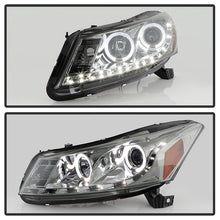 Load image into Gallery viewer, Spyder Honda Accord 08-12 4Dr Projector Headlights- LED Halo DRL Smke PRO-YD-HA08-4D-HL-SM 5010681