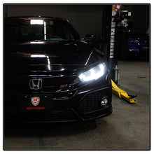 Load image into Gallery viewer, Spyder 16-18 Honda Civic 4Dr w/LED Seq Turn Sig Lights Proj Headlight - Black - PRO-YD-HC16-SEQ-BK 5086099