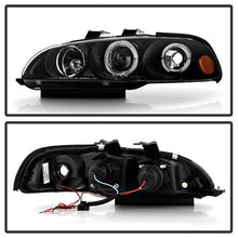 Load image into Gallery viewer, Spyder Honda Civic 92-95 2/3DR 1PC Projector LED Halo Amber Reflctr Blk PRO-YD-HC921P-23D-AM-BK 5010841