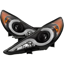 Load image into Gallery viewer, Spyder Hyundai Sonata 11-13 Verson 2 Projector - Light Bar DRL Blk PRO-YD-HYSON11V2-LBDRL-BK 5080882