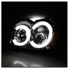 Load image into Gallery viewer, Spyder 05-07 Jeep Grand Cherokee - Light Bar Projector Headlights - Chrome - PRO-YD-JGC05V2-LB-C 5086112